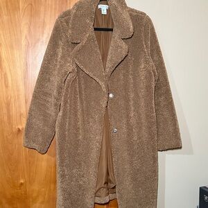 Rachel Zoe Tan Teddy Jacket